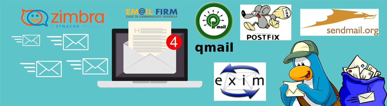Linux Email, Linux Email Server, Linux Email Hosting Services in India, Linux Exim Email Server, Postfix, Zimbra Email Server, Sendmail , Qmail, Kolab Groupware, Courier Mail Server, Open-Xchange Mail, Cyrus IMAP Server